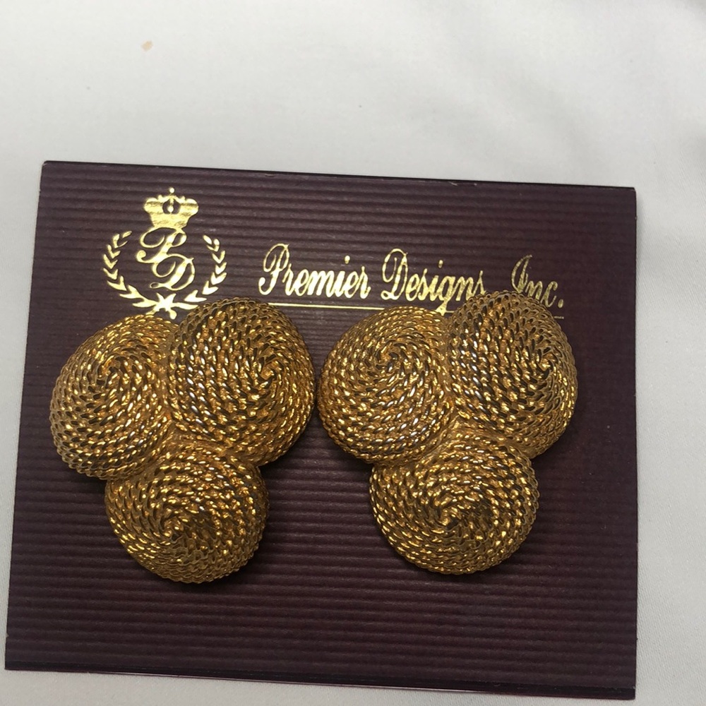 Premier designs clip-on earrings